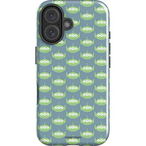 Disney Toy Story Alien Pattern iPhone 16 Impact Case